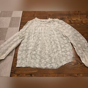 Aritzia Sheer Blouse Size Small